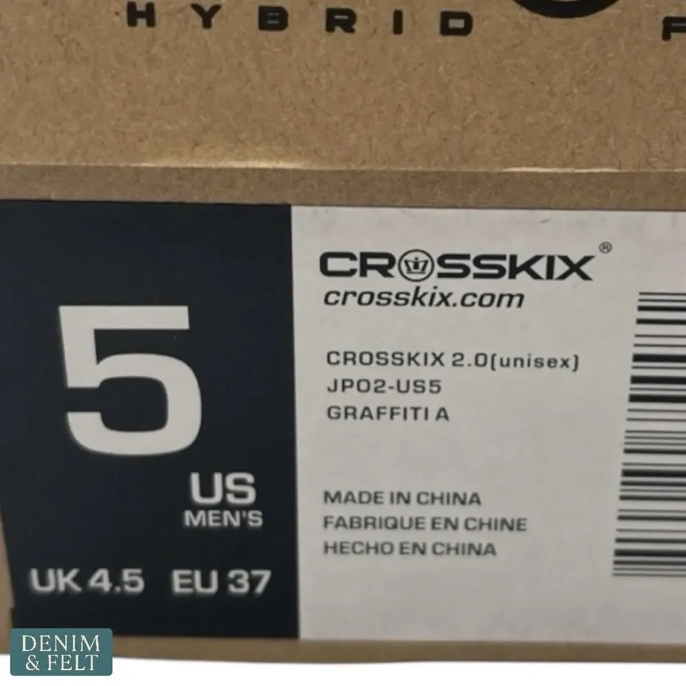 Crosskix 2.0 NYC Graffiti A Water Boat Shoes Unisex Colorful‎ NEW-NIB!!